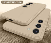 Samsung Galaxy S24 S23 S22 S25 Ultra S24 FE A56 A55 A53 A54 A16 A35 5G S25 Edge Shockproof Liquid Silicone Phone Cover