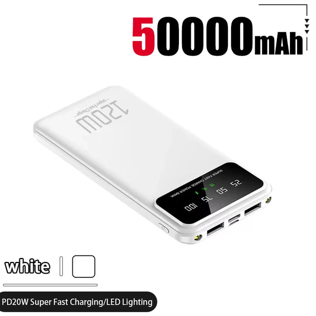 100000mAh Power Bank 120W Super Fast Charging