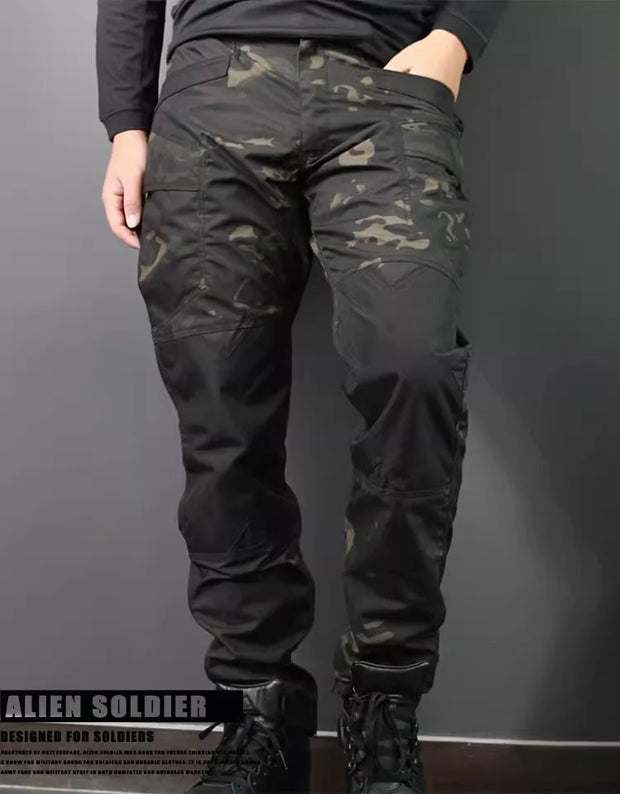 Men's Workwear Suit Outdoor Clothes Long Sleeve Tee Shirt & Trousers Wear-resisting Hunting Clothes Men Camping Suit