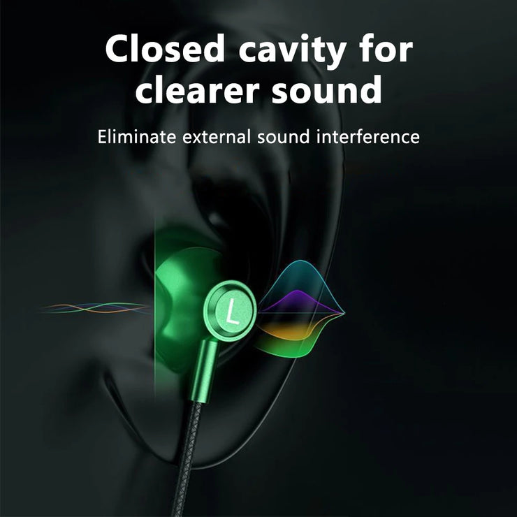 3.5mm/Type-C 90 Degree Elbow Plug Headphones