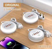 50W Power Strip Multi Port USB C Socket