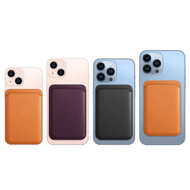 New Magnetic Leather Wallet Case