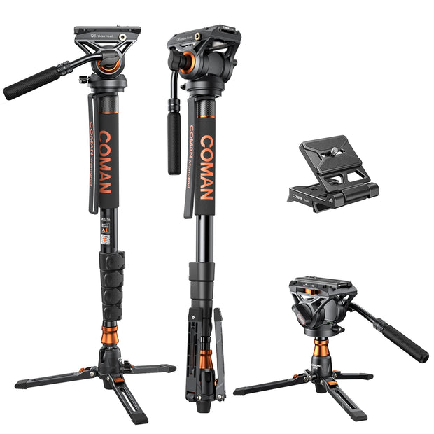 COMAN DK327AQ6 Video Monopod Tripod