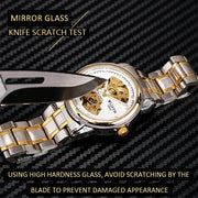 Fashion Hollow Business Tourbillon Automatic Mechanical Watch for Men
