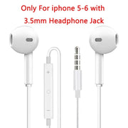 Apple iPhone 16 15 Pro Max 14 13 12 11 USB-C Lightning 3.5mm Wired Earphones