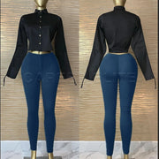 Women's Pants High Waist Skinny Leggings Pant Fashion Sexy Trousers Ankle-Length Stretchy Fitness Push Up Streetwear Clothing