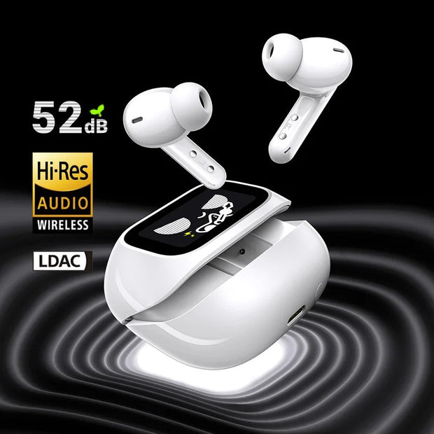 New Full Color Smart Screen Wireless TWS Bluetooth Earphones
