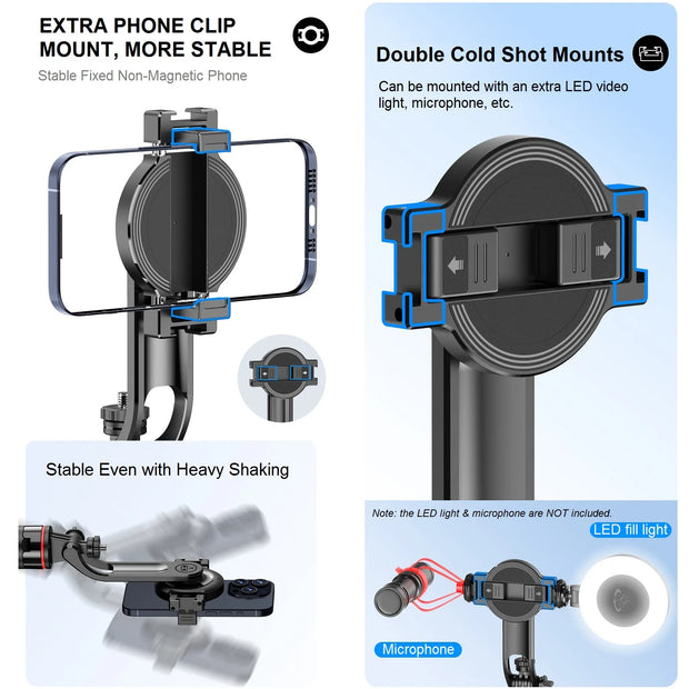 New Magnetic Selfie Stick Tripod Stand