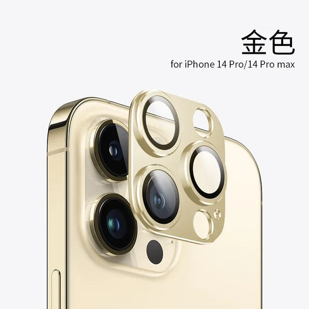 Natural Titanium Gray Metal Camera Lens