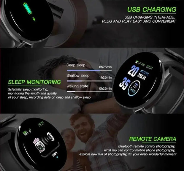 New Real Stepcount Smart Watch