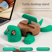 New Turtle King Phone Stand Coaster Holder