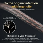 High-Purity Copper Cube Mixed Upgrade Earphone