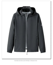Hooded Jacket for Men 2024 Bomber Jacket Men's Windbreakers Zipper Coats Spring Autumn Casual Cargo Jacket Men Fashion Outerwear