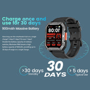 New 2.01'' HD Display TFT Rugged Smart Watch