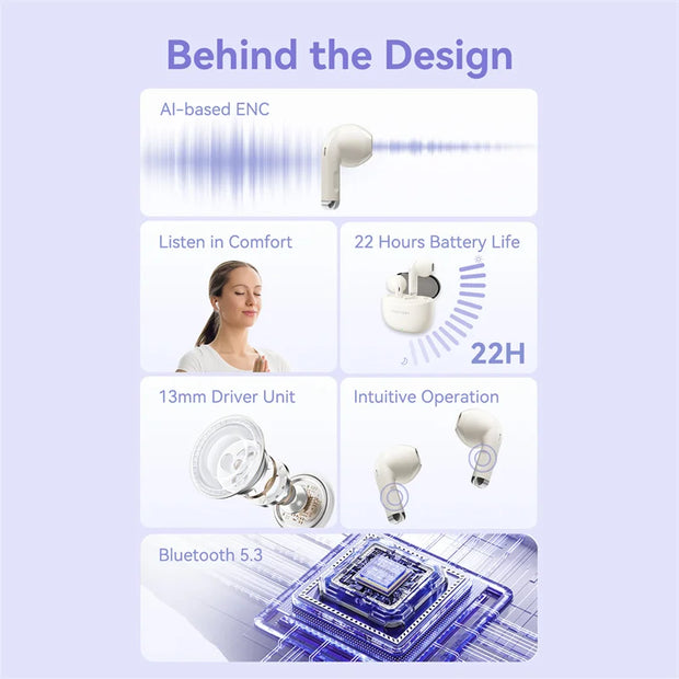 New Bluetooth 5.3 Wireless Earphones