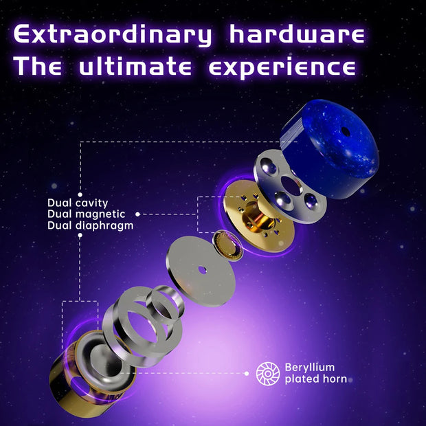 High-quality HIFI in ear wired earphones