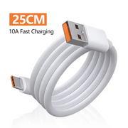 10A 120W USB Type C Cable Fast Charging