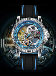 Men's Casual Mechanical Watch Automatic Luxury Brand New Sport Watches Man Hollow Out Fashion Waterproof Business Luminous Clock