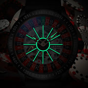 Men Mechanical Watch Automatic Luxury Gambling Rotating Plate Dial Wristwatch Man Casual Waterproof Luminous Clock Reloj Hombre