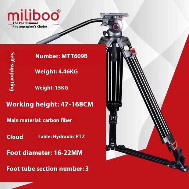 MTT609A Professional Photography 3 Sections Tripod Stand