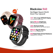 800mAh Bluetooth Phone Calls Health and Fitness Tracking Watch
