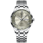 Men Waterproof Luminous Week Date Sports Wristwatch