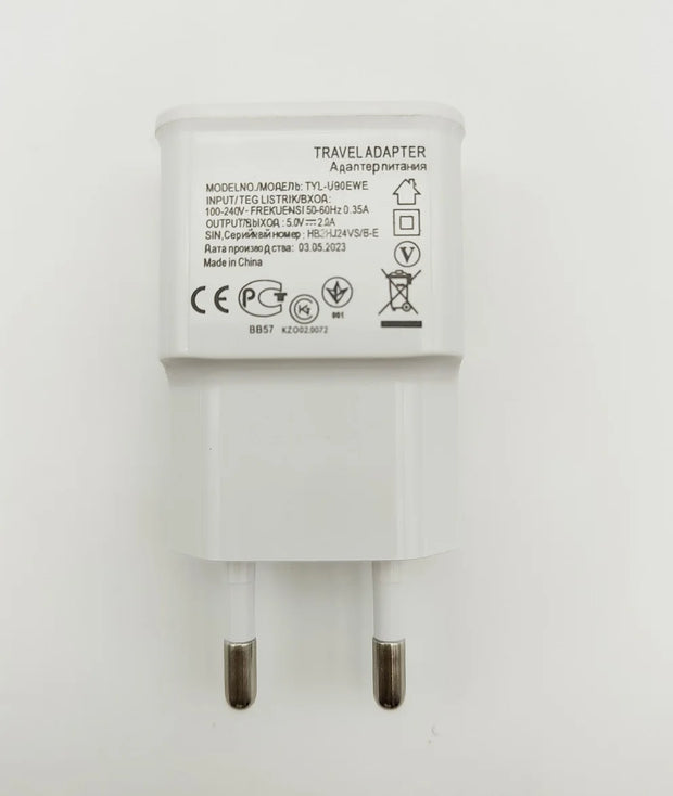 5V Portable Dual USB Power Adapter