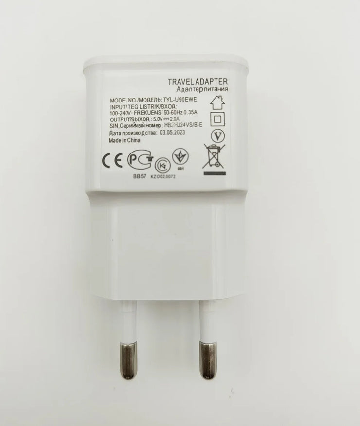 5V Portable Dual USB Power Adapter