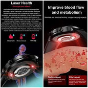 2025 New Laser Therapy ECG+PPG Smartwatch