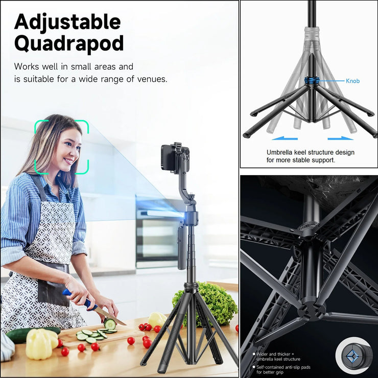 New Extendable Auto Face Tracking Tripod