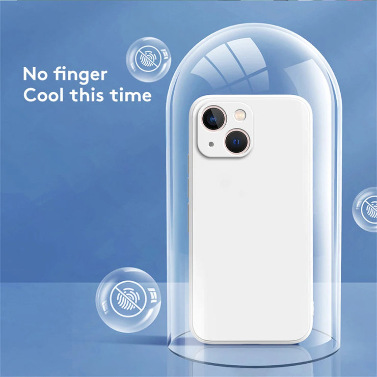 New  Square Liquid Silicone Phone Case