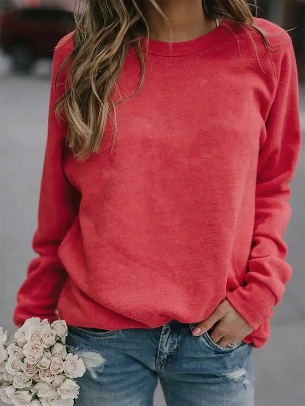 Women's Top T-shirt Autumn/Winter  Long-sleeved Crew-neck Tees Top Playeras De Mujeres  Camisetas De Mujer Топ Blusas Tshirts