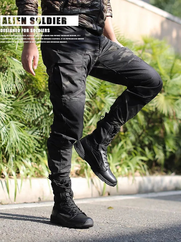 Men's Workwear Suit Outdoor Clothes Long Sleeve Tee Shirt & Trousers Wear-resisting Hunting Clothes Men Camping Suit