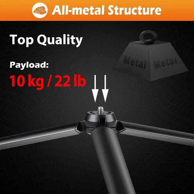 New Aluminum Alloy Metal Mini Tripod Stand