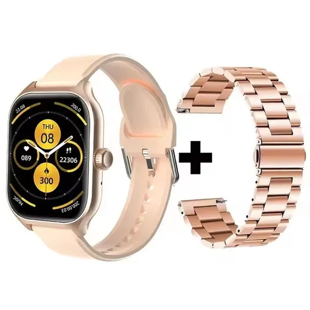 New 1.77 Full Touch Screen Sports Fitness Watch