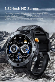 Men Rugged Outdoor Sport Bluetooth Smartwatch