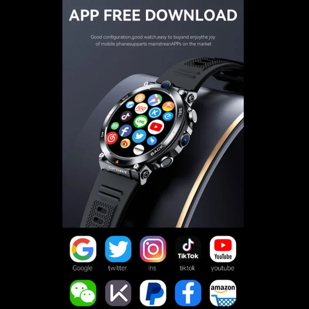 4G WIFI SIM Card 4G LTE Global Version Watch