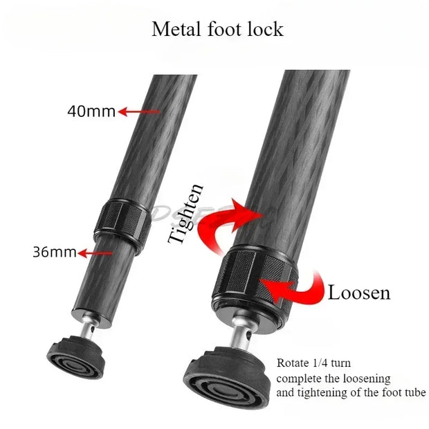 New Compact Carbon Fiber Tripod