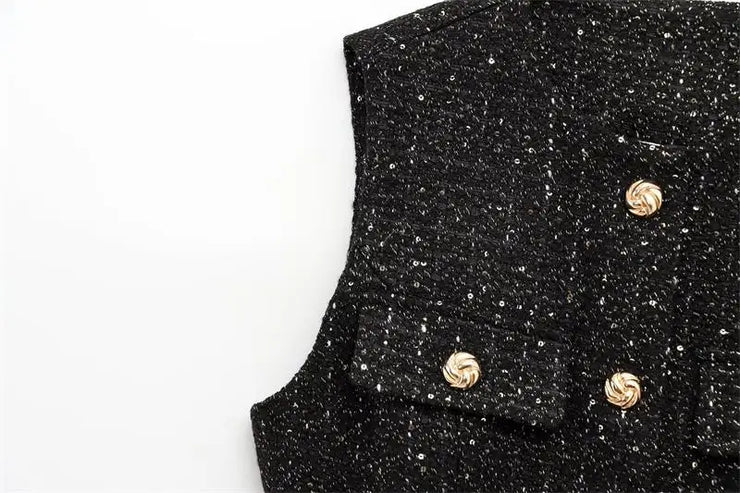 Spring Vest Jackets Women's 2025 New Jacket Coat Fashion Slim Belt O-neck Street Joker Youth Coat Vest