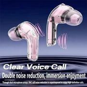 Real TWS Earphone Wireless Earbuds ENC Noise Reduction Game Bluetooth Headphone 3D Sound Field and Bass Bluetooth 5.3 Headset