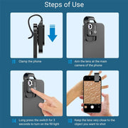 200X Microscope Cell Phone Lens
