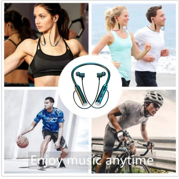 New Wireless Bluetooth Neckband Headphones