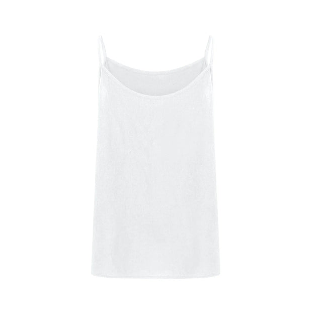 Women's tops sexys Cotton Linen Camisole Vest Summer Loose Sleeveless Versatile Bottom Top solid color blouse classic camisetas