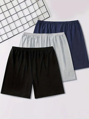 Men's Cozy Sleep Bottoms Plaid Print Shorts Comfortable Breathable Fabric Relaxed Fit Jogging Casual Attire And Outings Homewear