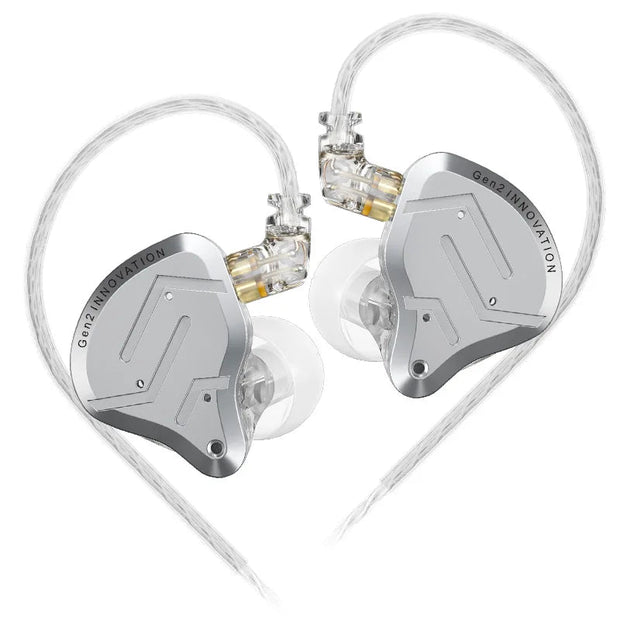 KZ ZSN Pro 2 Hybrid Drive 1BA+1DD In Ear Metal Earphones
