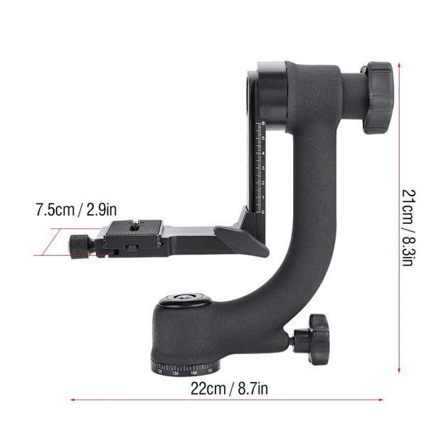 New Aluminum Alloy Gimbal Tripod