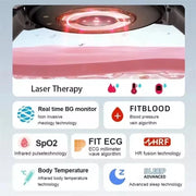 2025 New Laser Therapy ECG+PPG Smartwatch