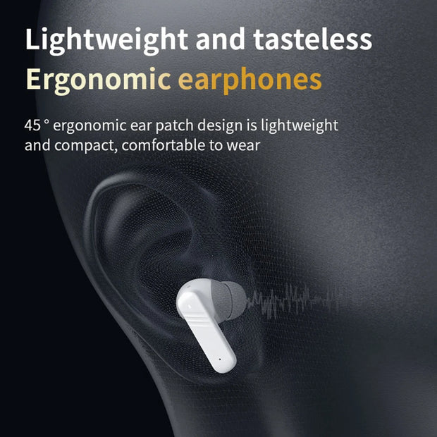 Full In Touch Screen Headphone  Wireless InEar ENC Earbuds Bluetooth5.4 ANC E18 Pro Noise Cancelling Earphone With Mic New