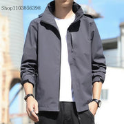 Men Outdoor Windproof Waterproof Spring Autumn Thin Coat Trendy Couple Single Layer Mountain Climbing Clothes Women