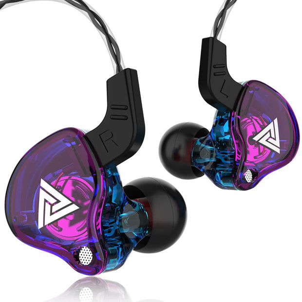 Original QKZ AK6 Copper Driver HiFi Wired Earphone